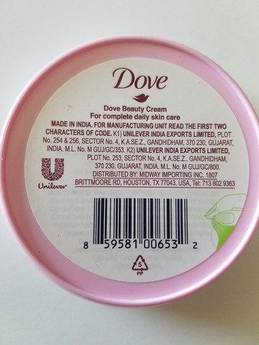 Dove Beauty Cream 2.53 oz each Factory Sealed lot of 2 New