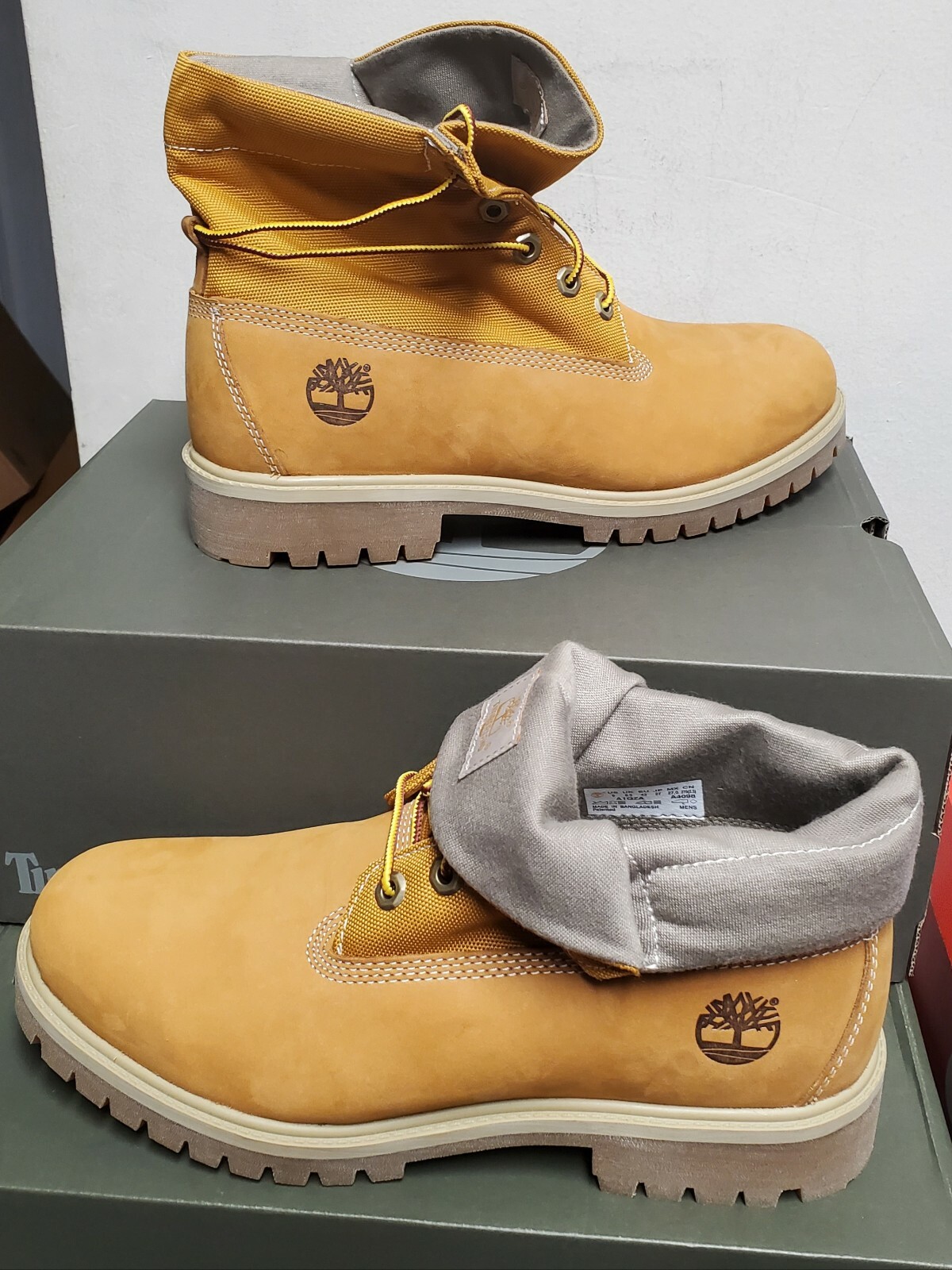 Ботинки NEW TIMBERLAND HERITAGE ROLL TOP BOOTS US 13: купить с доставкой из  США, цена 16 077 руб - (313471615234)