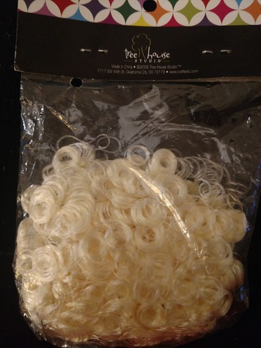 Vintage 2006 TreeHouse Studio Curly Doll Hair Sunshine Yellow Blonde Mini-Curl