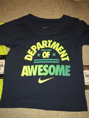 NWT Lot 3 NIKE Infant Boys Summer T-Shirts, Black & Green, 12 Months $32