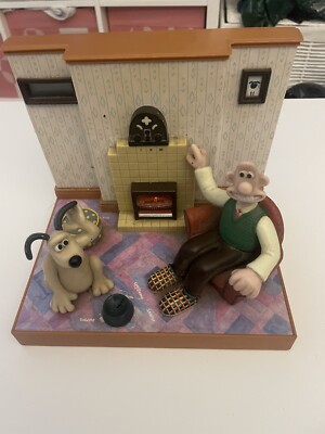 Wesco Vintage 1996 Wallace & Gromit Radio Alarm Clock Aardman