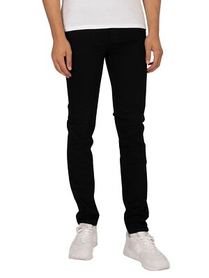 

Мужские прямые джинсы скинни Dr. Denim Chase, черные, Черный, CHASE-JEANS