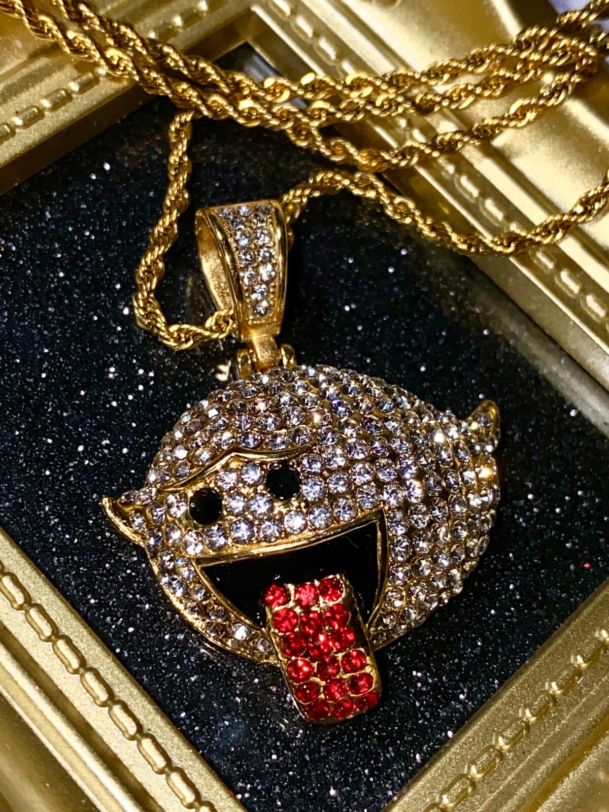 【King Ice】☆日本未入荷☆MONEY GHOST EMOJI NECKLACE Money Ghost Emoji Necklace | Emoji Collection | King Ice