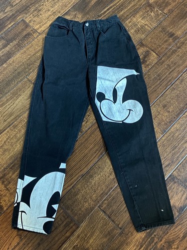 美品 Disney MICKEY TAG FAKE LEATHER PANTS Disney MICKEY TAG FAKE LEATHER PANTS - メルカリ