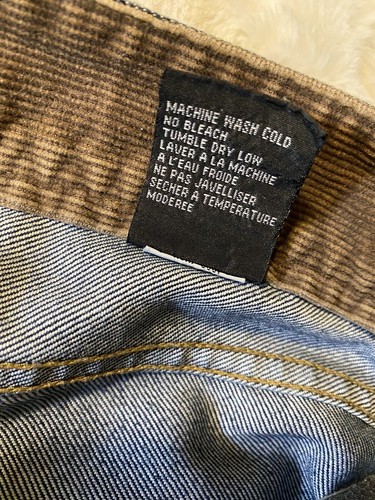 Rusty Jeans Men Size 34 Dark Wash Straight Denim Distressed Hand Made Original
