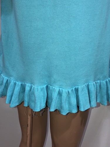 New Ralph Lauren Cardigan Sweater Baby Blue Pony Logo Size Girl's Youth XL (16)