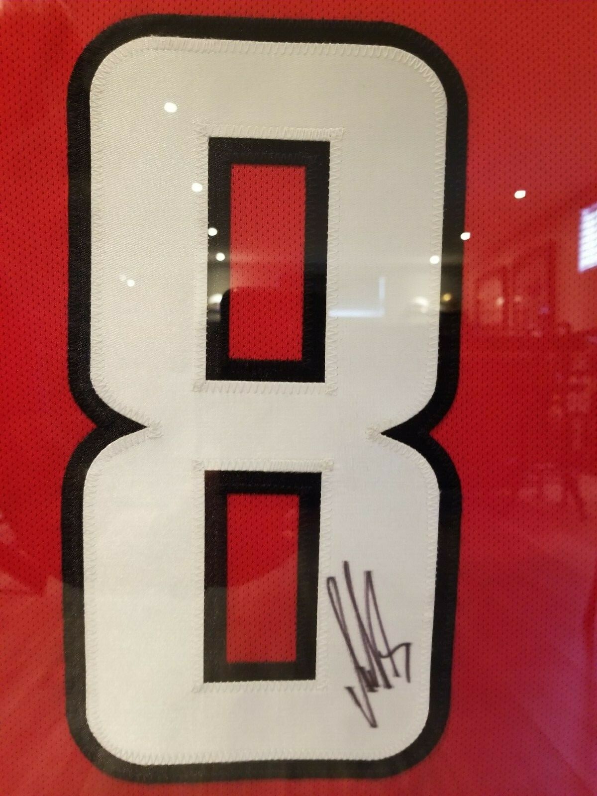 ALEX OVECHKIN AUTOGRAPHED SIGNED FRAMED HOCKEY JERSEY ALEXANDER CAPITALS RBK