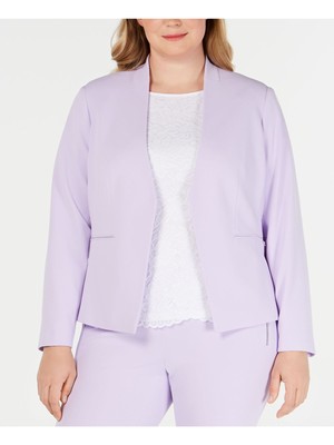 

CALVIN KLEIN Womens Purple Wear To Work Jacket, Фиолетовый, X91JC752