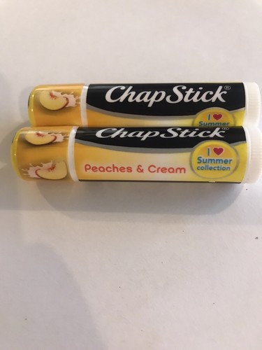 CHAPSTICK PEACHES 🍑 + Cream Brand New And Sealed!! Great Flavor A Must Have..