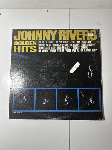 Johnny Rivers Johnny Rivers' Golden Hits vinyl record G+/F (up)