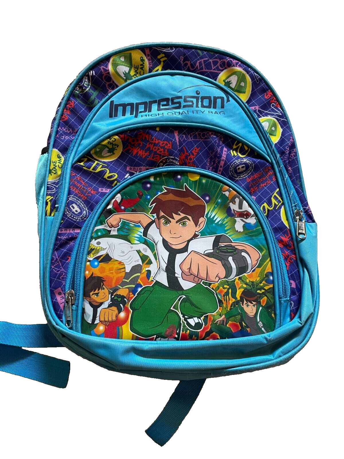 (green/navy Blue) For Kids 17"