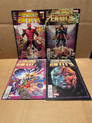 INFINITY ENTITY #1 #2 #3 #4 FULL SET LOT 2016 STARLIN WARLOCK MARVEL COMICS