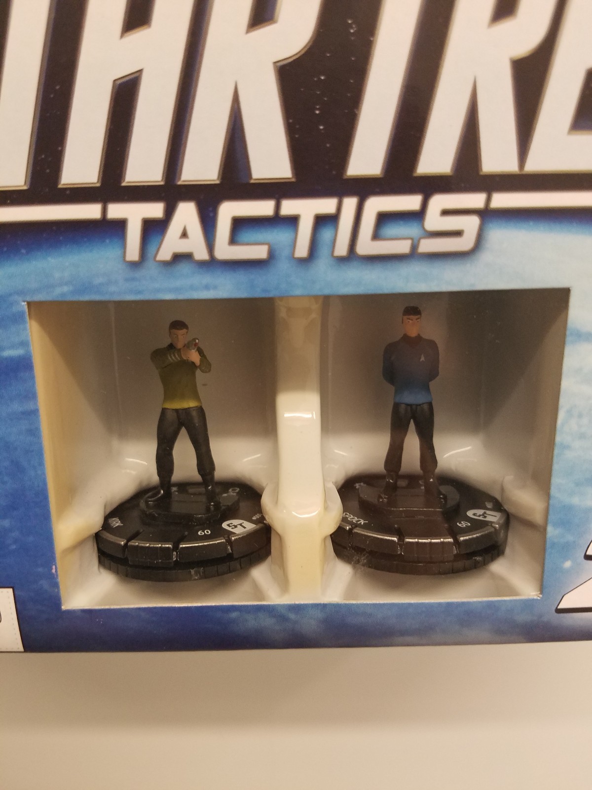 Star Trek Tactics 2 Figure Mini Game New Starter HeroClix Kirk & Spock hero clix