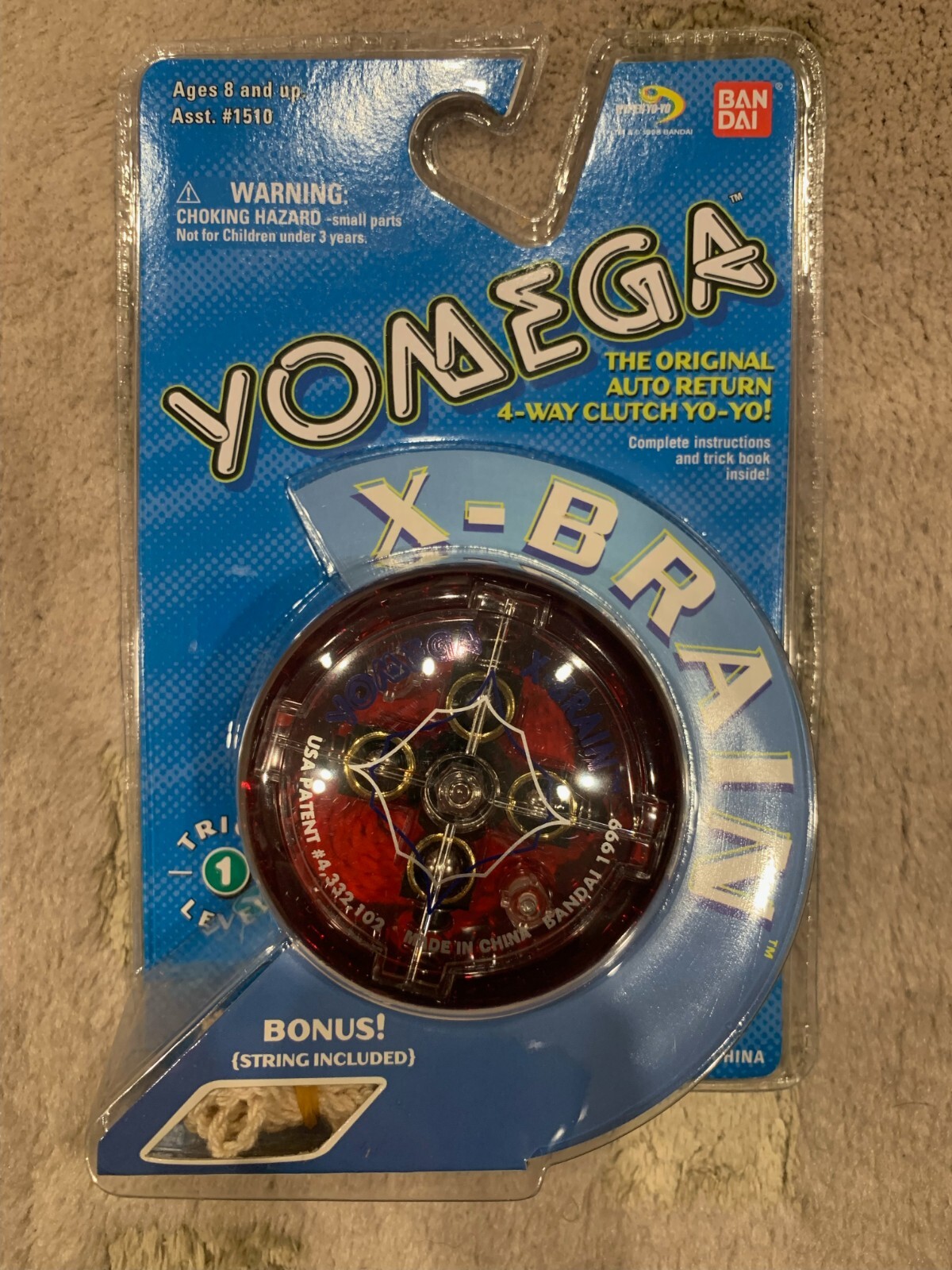 Yomega X-Brain YoYo By Bandai - 1999 - Brand New - Red | eBay