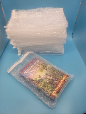 NEW (50) - 6'' x 8'' Super Duty Lightweight Self-Seal Bubble Pouches