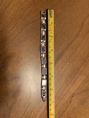 SHR Stainless Steel and Tungsten With Carbon Fiber Bracelet