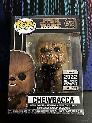 Funko POP! Star Wars Chewbacca #513 2022 Galactic Convention Exclusive