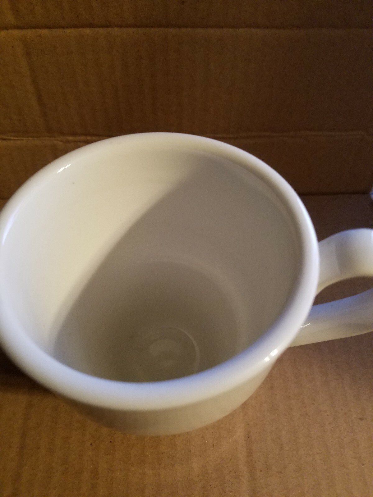 Iroquois Russel Wright CASUAL WHITE Restyled Mug   J0319