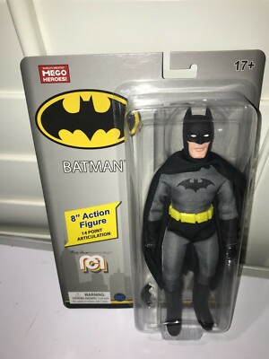 Marty Abrams 2020 Mego BATMAN  8 inch Action Figure BUBBLE HAS DINGS READ