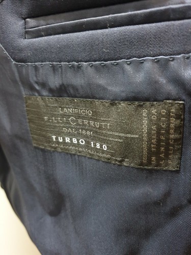 Lanificio F. LLI Cerruti Dal 1881 Sartoria Sarar 180's Suit Size 44 Pants 38x30