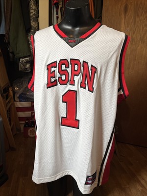 new tag vtg Official ESPN Basketball Jersey #1 Size XL Sport Hoops
