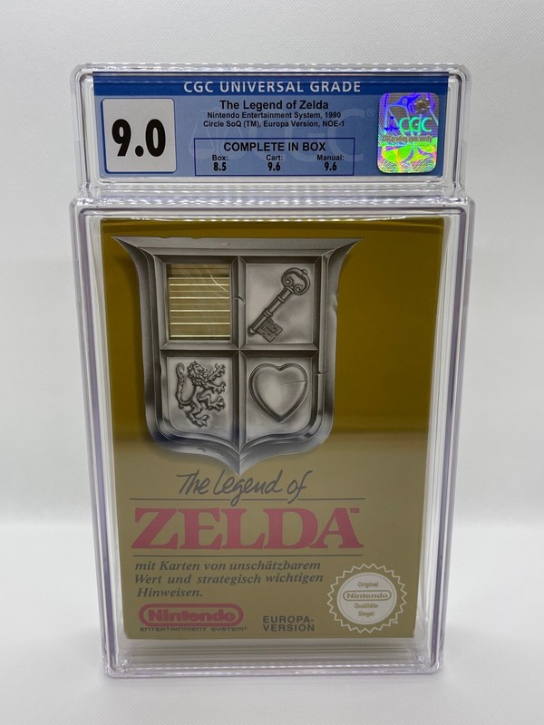 The Legend of Zelda - Nintendo NES - CGC 9.0 - NEW