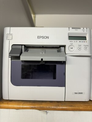 Epson ColorWorks TM-C3500 Inkjet Label Printer - Gray
