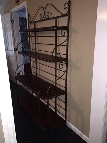 Baker’s Rack Very High Quality Wood Metal Heavy $1200 Retail Excellent ~Read~