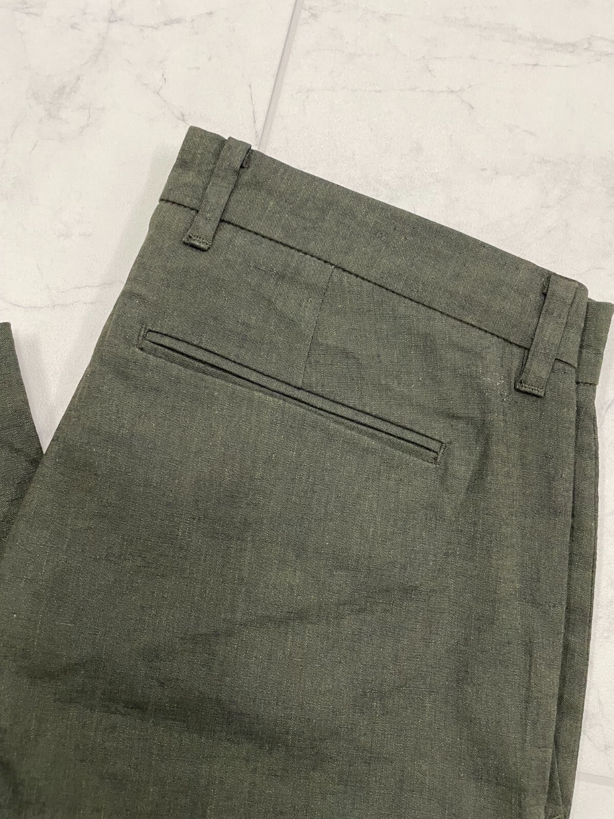 Pre-owned John Varvatos $698  Mercer Pants In Kelp Size: 48 In Green