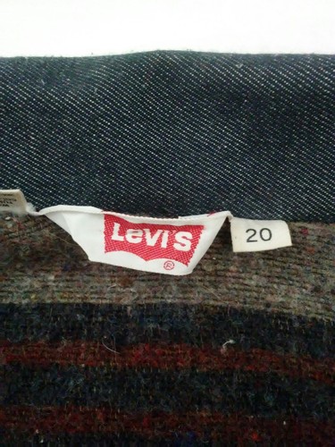 LEVI'S 1960s Vintage Button Up Lined Jacket Boys Size 20 Beautiful! RARE!!!