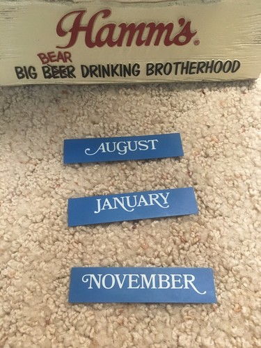 Hamms Beer Calender Statue Bear