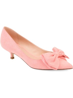 

JOURNEE COLLECTION Женские туфли Coral Orana Toe Kitten Heel Slip On Pumps 7,5 M, Коралл, ORANA-PUMP
