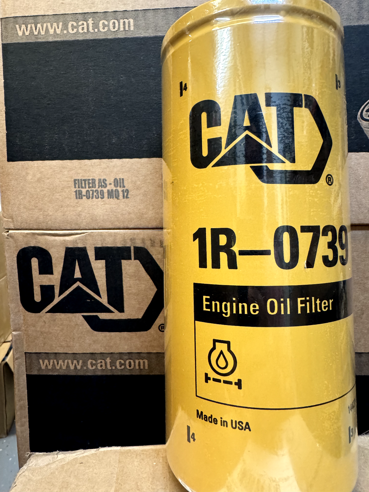 1R0739 Caterpillar, CAT Oil Filter 1R-0739 ( 6 PACK ) EXPRESS 