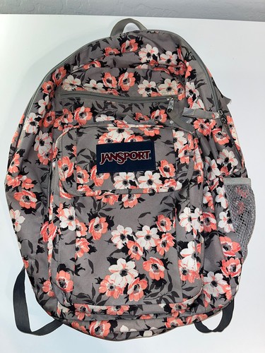 Coral Orange Gray Floral Design Clean