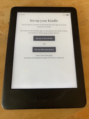 10th Generation Amazon Kindle Basic - Black, Excellent Pre-owned Condition 