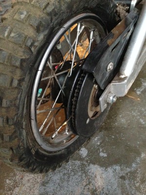 razor mx650 front wheel