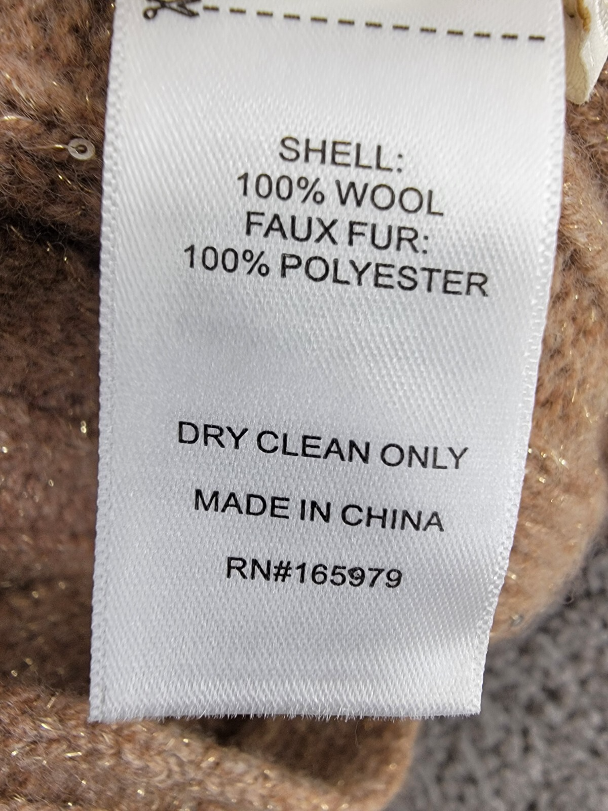 Adrienne Landau Wool The Lyla Scarf Women's One Size Camel Pom-Poms At Ends~ - Picture 8 of 15