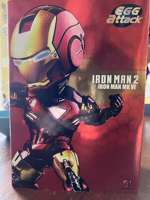NEW EA-003 Egg Attack Iron Man 2 Mark VI Light Up Figure 18cm BK28215 US Seller