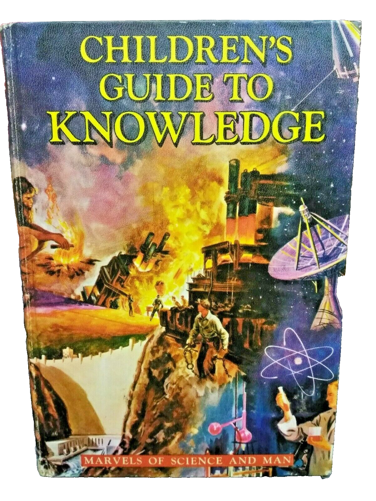 Vintage Hard Cover Book 1962 Childrens Guide To Knowledge Marv...