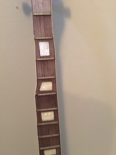 Vintage Jos B Rogers Jr 5 String Banjo Mother of Pearl Inlay Calfskin Head