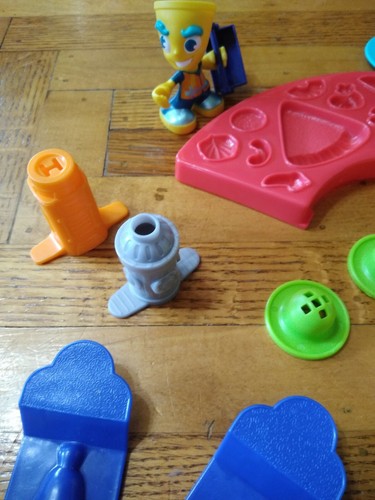 21 Piece Random Playdoh Lot Cutters Molds Food Stamps Rollers