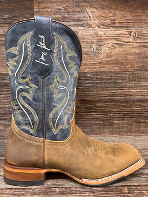 Pre-owned Western Gr8015 Men's Dillon 11 Inch Square Toe  Boot By Justin In Multicolor