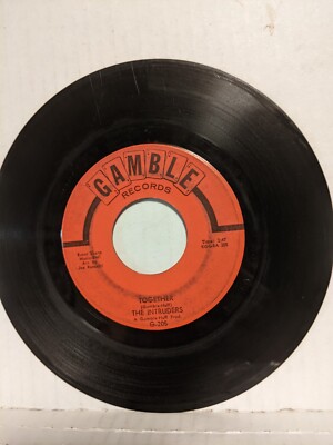 45 ~The Intruders ''Together / Up And Down The Ladder''  1967 Gamble (EX)