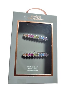 Cz Studded Hair Clip Barrettes