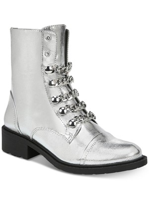 Женские ботильоны на блочном каблуке Dacey с серебряной цепочкой CIRCUS BY SAM EDELMAN, 6,5 м