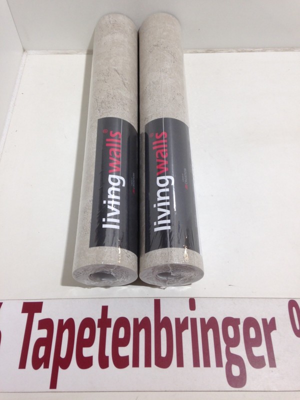 Vliestapete As 2x 38484-4 (2rollen) Putzstruktur Beigegrau Restposten Wohnzimmer