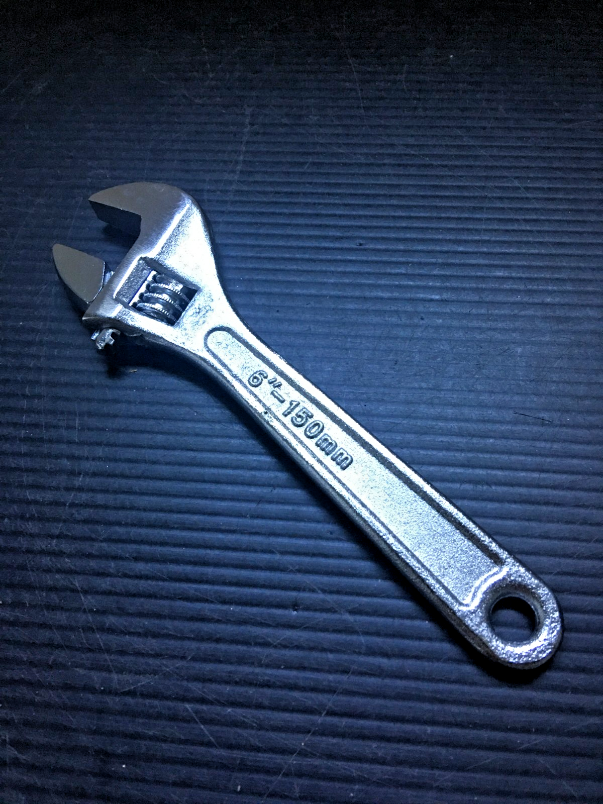 Vintage 1990s Drop Forged Steel 6" - 150mm Adjustable Wrench