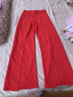 Venus Front Slit Red Pants S