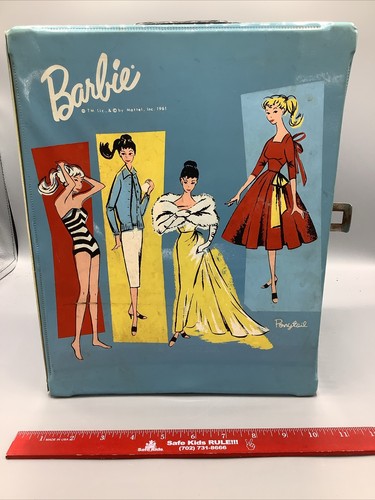 バービー 1961年 ビンテージ ドールケース 収納ケース黒 バービー 1961年 ビンテージ ドールケース 収納ケース黒