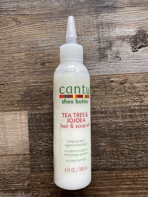 Cantu Shea Butter Tea Tree & Jojoba Hair & Scalp Oil, 6 Fluid Ounce A2